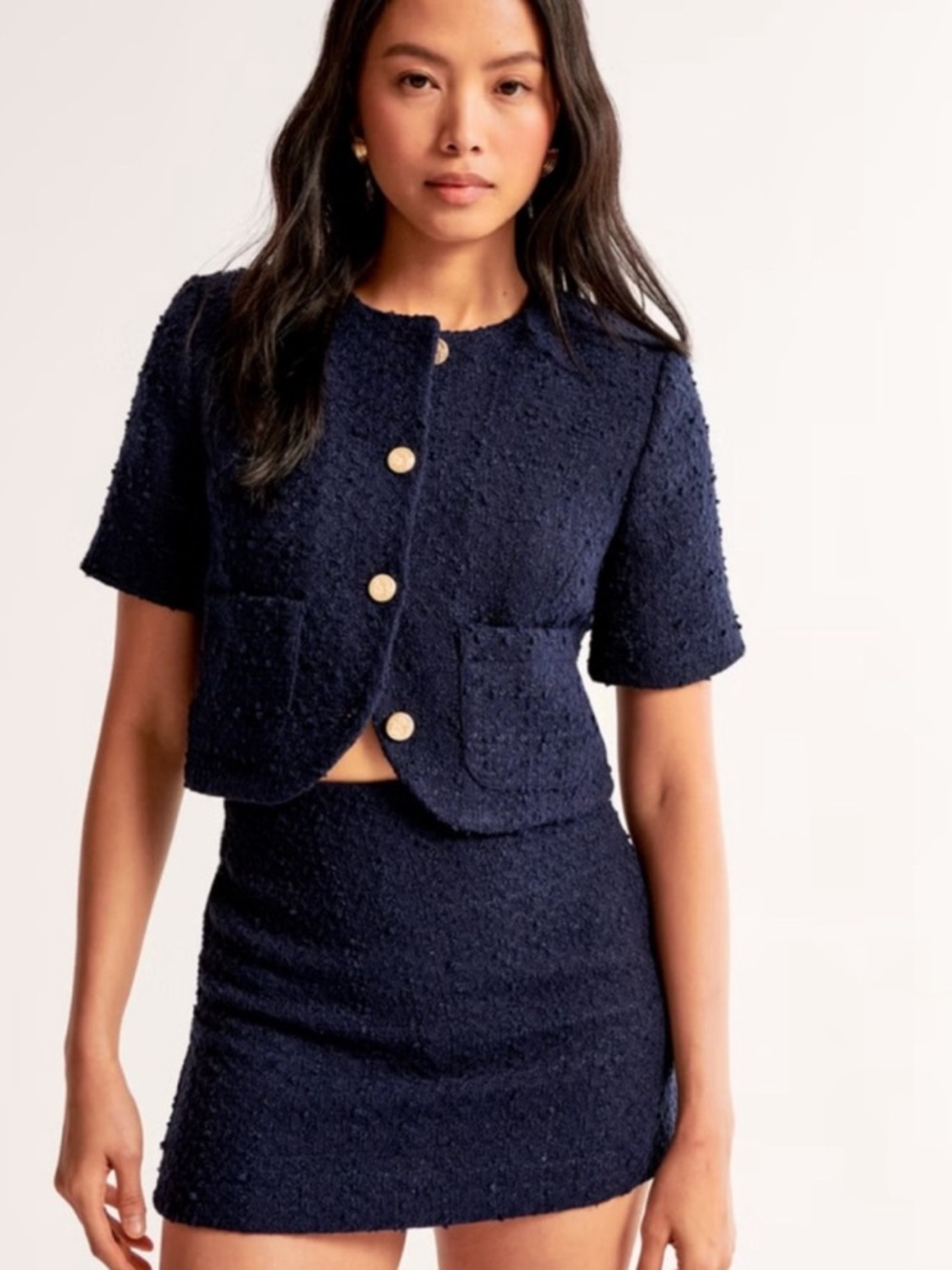 A&F Tweed Scarlett Skort